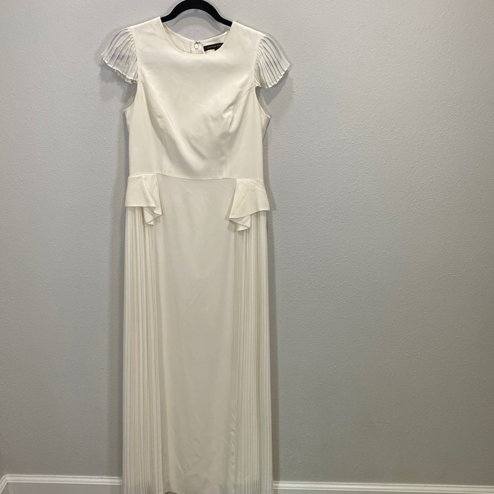 Cynthia Steffe maxi dress cream, off white